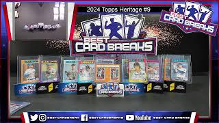 2024 Topps Heritage 9  10 Box MINI Case Pick Your Team 5124 [upl. by Garrott]