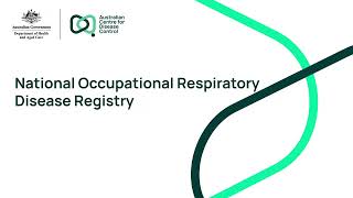 Making a notification to the National Occupational Respiratory Disease Registry [upl. by Wernick113]