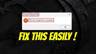 Fix  Couldnt Mount File  The Disc Image File Is Corrupted Error In Windows 11 10 [upl. by Ion]