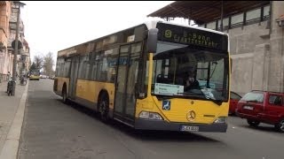 Schienenersatzverkehr SBahn Berlin Ringbahn  Busse auf der Linie B HD [upl. by Hnahc]