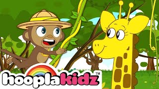 The Jungle Song For Kids  Kids Songs And More  HooplaKidz [upl. by Itsirhc146]