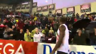 Usain Bolt 1986secs 07ms WL to win 200m in Oslo [upl. by Herrmann]