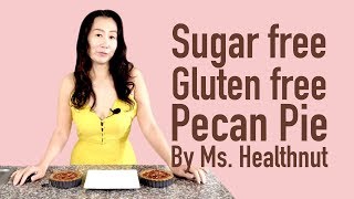 Keto Sugarfree Gluten Free Pecan Pie [upl. by Leahcimauhsoj951]