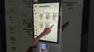 Ordering spanish food kfc spain [upl. by Aihsel]