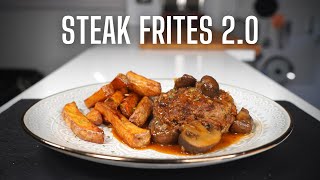 STEAK HACHÉ FRITES 20  FOOD IS LOVE [upl. by Neroled961]