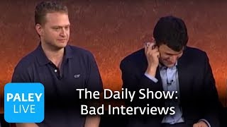 Daily Show Writers  Interviews That Went Wrong Paley Center 2008 [upl. by Panther]