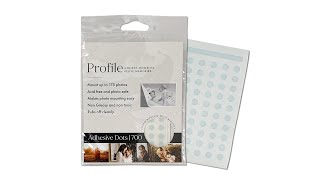 How to Use Profile Adhesive Magic Dots for Attaching Photos to Drymount Photo Albums [upl. by Ladin]