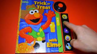 ELMO HALLOWEEN SOUND BOOK Sesame Street PlayASound Books [upl. by Stephen]