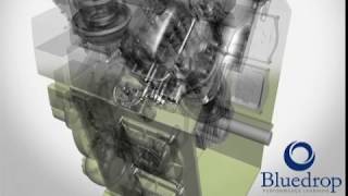 Pielstick Diesel Engine Cutaway Demo [upl. by Aleka630]