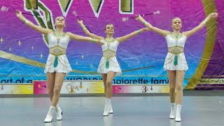 Majorettes Macanske mazoretkinje  baton trio senior  Liberec 2024  Majorette Championship MWF [upl. by Ayikahs]