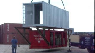 Containerhouse 30Ft Lift Testmov [upl. by Gun749]