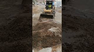 mixing cement bobcat saudi faisalsami [upl. by Arracat]