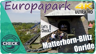 Europapark Matterhorn Blitz Onride HD [upl. by Anitnauq719]