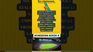 ⚽Pronostici SerieA 38a giornata scommesse calcio🏆 shorts scommesse scommessesportive [upl. by Nikola407]