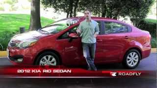 2012 Kia Rio Sedan Test Drive amp Car Review with Ross Rapoport by RoadflyTV [upl. by Sihtnyc]