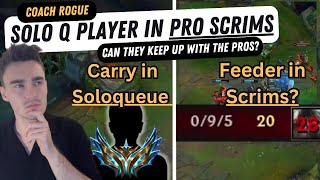 Would a Challenger Player Survive In a PRO TEAM SCRIMSET  Play Like A Pro [upl. by Janaya]