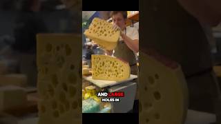 Why Does Emmental Cheese Have Holes MIND BLOWING Reason shortvideo [upl. by Urba]