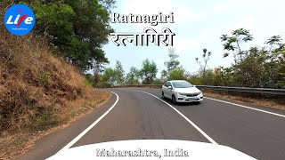 Driving Ratnagiri  Scenic Drive 4K HDR  Tulsani Sangameshwar to Nivali Phata [upl. by Orapma]