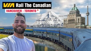 VIA Rail The Canadian  Sleeper Train from Vancouver to Toronto [upl. by Itsyrk910]