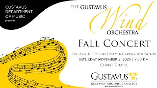 Gustavus Wind Orchestra Fall Concert [upl. by Estus703]