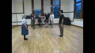 Scottish country dance class Seattle U district  Blue Bonnets [upl. by Nylrac]