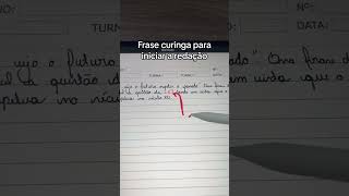 Frase curinga para iniciar a redação [upl. by Cheryl]