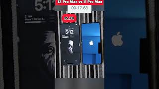 iPhone 12 Pro Max vs 11 Pro Max Which iPhone Boots Up Faster  Shocking Results  shorts [upl. by Enylodnewg613]