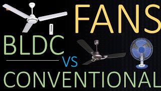 BLDC Motor Fan Vs Normal Fan  Conventional Fans  Differences  Advantages  Disadvantages [upl. by Andeee333]