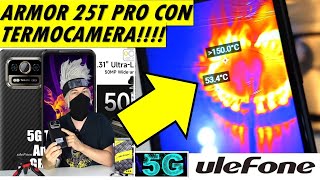 ULEFONE ARMOR 25T PRO recensione smartphone 5g con termocamera night vision e telecomando infrarossi [upl. by Einahpit]