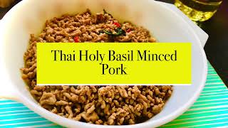 Let’s Cook Thai Holy Basil with Minced Pork [upl. by Ynaffit552]