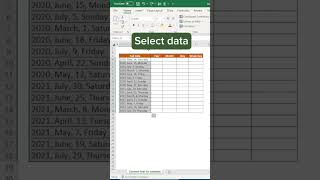 How to use text to Columms in excel excel text excelsheetcode exceltips ytshorts shorts [upl. by Begga]