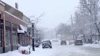 Metuchen NJ Snow storm 020314 [upl. by Nipsirc]