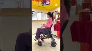 KANGNI SAMRT Folding Electric Powered Wheelchairs Can be Driven in Tight Spaces [upl. by Dammahum]