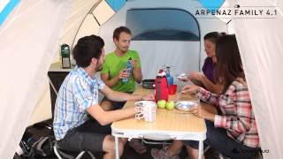 The Quechua Arpenaz 41 Family Tent [upl. by Hedveh]