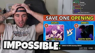 SAVE ONE ANIME OPENING 2020s vs 2000s [upl. by O'Neill310]