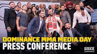 Dominance MMA Media Day Press Conference Video  MMA Fighting [upl. by Hilleary]