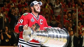 NHL LiveWire Toews Lifts Cup Passes to Timonen [upl. by Laitselec]