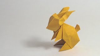 old Easter Origami Instructions Rabbit Jun Maekawa [upl. by Anika]