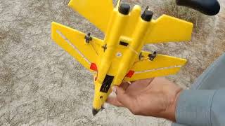 FX620 SU35 Cheap 2 Channel RS 7000 RC Jet Fighter Plane Review Remote Control Airplane RC Fighter [upl. by Jewett]