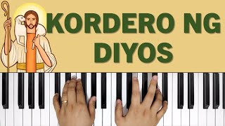 Kordero ng Diyos Manoling Francisco  Piano Chords Notes Lyrics [upl. by Ahael]