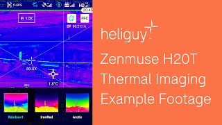 DJI M300 Using Zenmuse H20T Thermal Example Footage [upl. by Nnylav73]