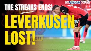 Leverkusens Unbeaten Run Ends Has it been coming bayerleverkusen bundesliga [upl. by Auhesoj]