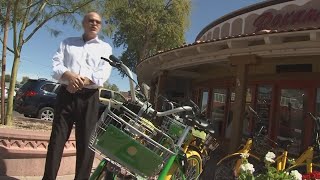 VIDEO Rental bikes stirring up complaints from business [upl. by Epps]