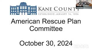 KC American Rescue Plan Committee October 30 2024 [upl. by Ahsikyw83]