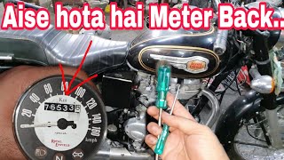 Meter Back kaise karte hai🧐  khulega raaz  NCR Motorcycles [upl. by Ahsieket811]