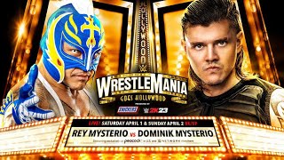 Rey Mysterio vs Dominik Mysterio WWE 2K24 [upl. by Anastice201]