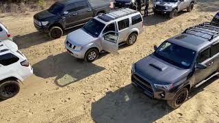 New Jersey Pine Barrens Offroad 5BoroOvrland Offroad BRoll Jeep Toyota Nissan [upl. by Ormand634]