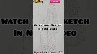 In Class 74 Sketch Design for Beginners Learn Online Fashion Design Diploma Course with Certificate [upl. by Yllac544]