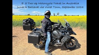 E5 TwoUp BMW Motorcycle Travel in Australia to Tasmania and back to Brisbane September 2024 [upl. by Daffie791]