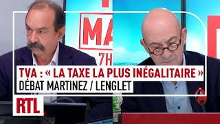 TVA  quotLa taxe la plus inégalitairequot Débat Philippe Martinez face à François Lenglet [upl. by Ephraim]